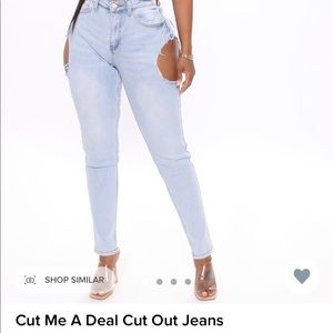 COPY - Cut Me A Deal Cut Out Jeans From Fashion N…